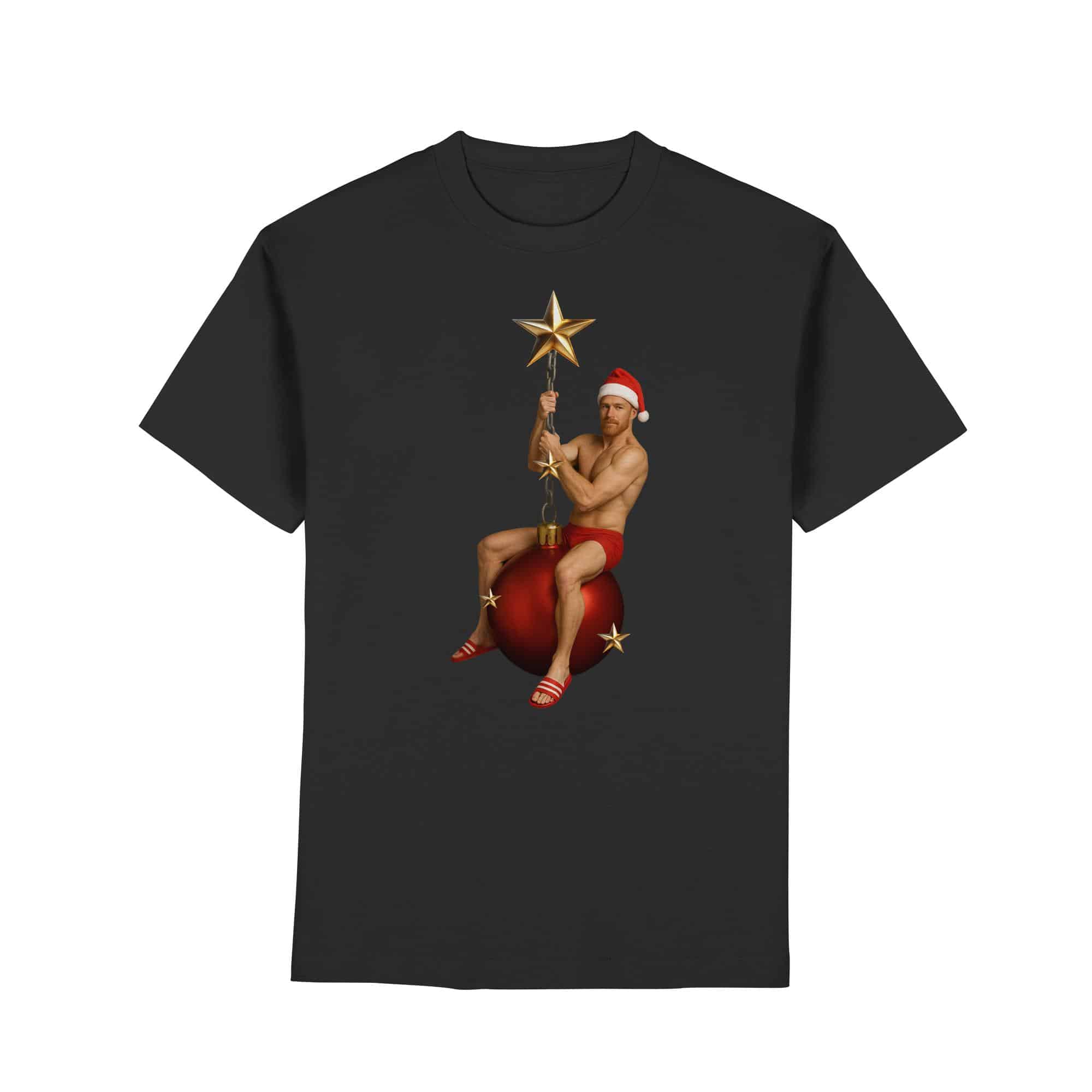 front-premium-classic-t-shirt-black-780-2000x-24.jpg Wrecking Christmas  - Premium Classic T-Shirt – Bild 1