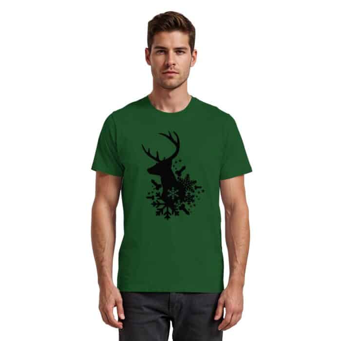 Hirsch Black - Premium Classic T-Shirt – Bild 2