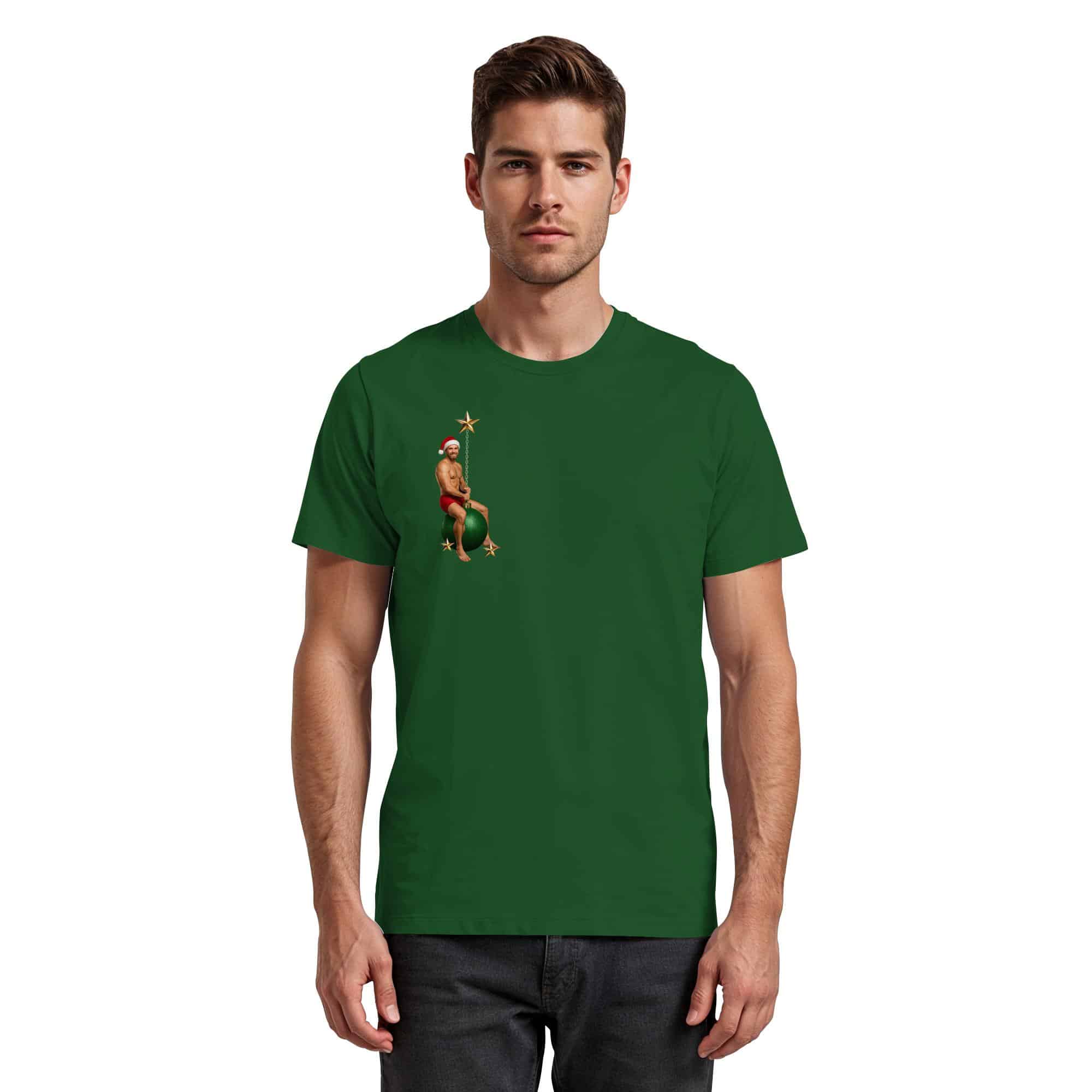 front-premium-classic-t-shirt-dark-green-455-2000x-20.jpg Wrecking Christmas 2 - Premium Classic T-Shirt – Bild 7