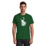 Hirsch Weiß - Premium Classic T-Shirt – Bild 6