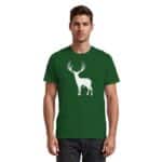 Hirsch Weiß 2 - Premium Classic T-Shirt – Bild 6