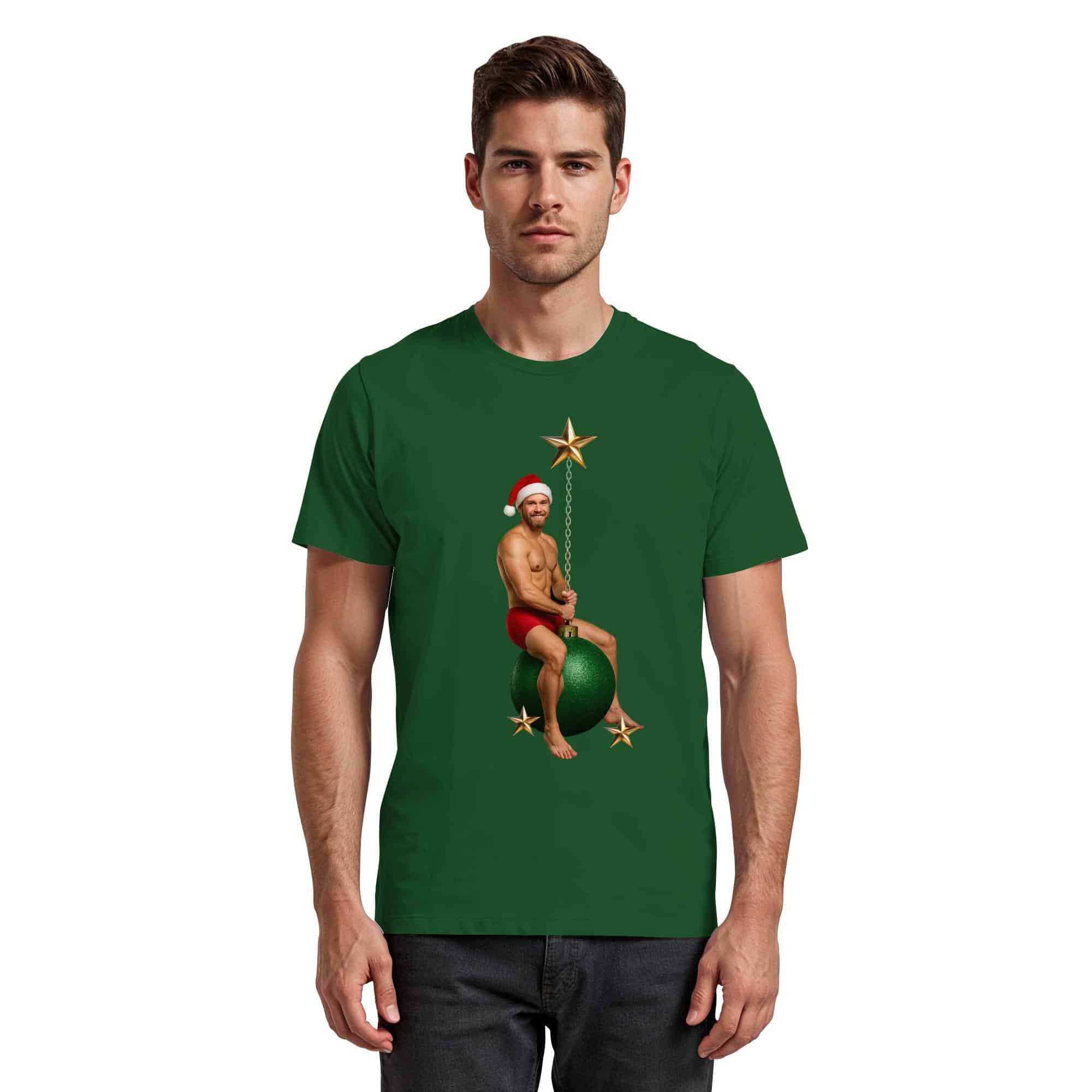 front-premium-classic-t-shirt-dark-green-455-2000x-28.jpg Wrecking Christmas 2 - Premium Classic T-Shirt – Bild 7