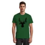 Hirsch Black 3 - Premium Classic T-Shirt – Bild 2