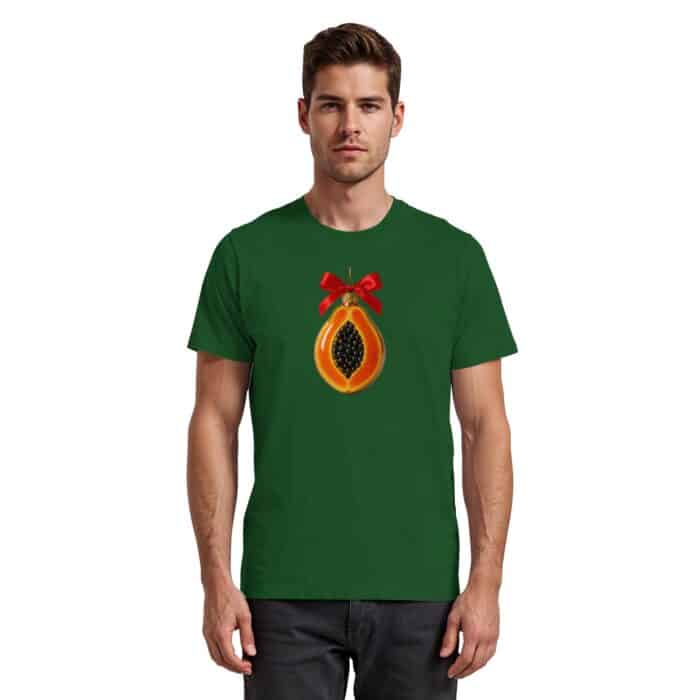 Papaya X-Mas  - Premium Classic T-Shirt – Bild 7