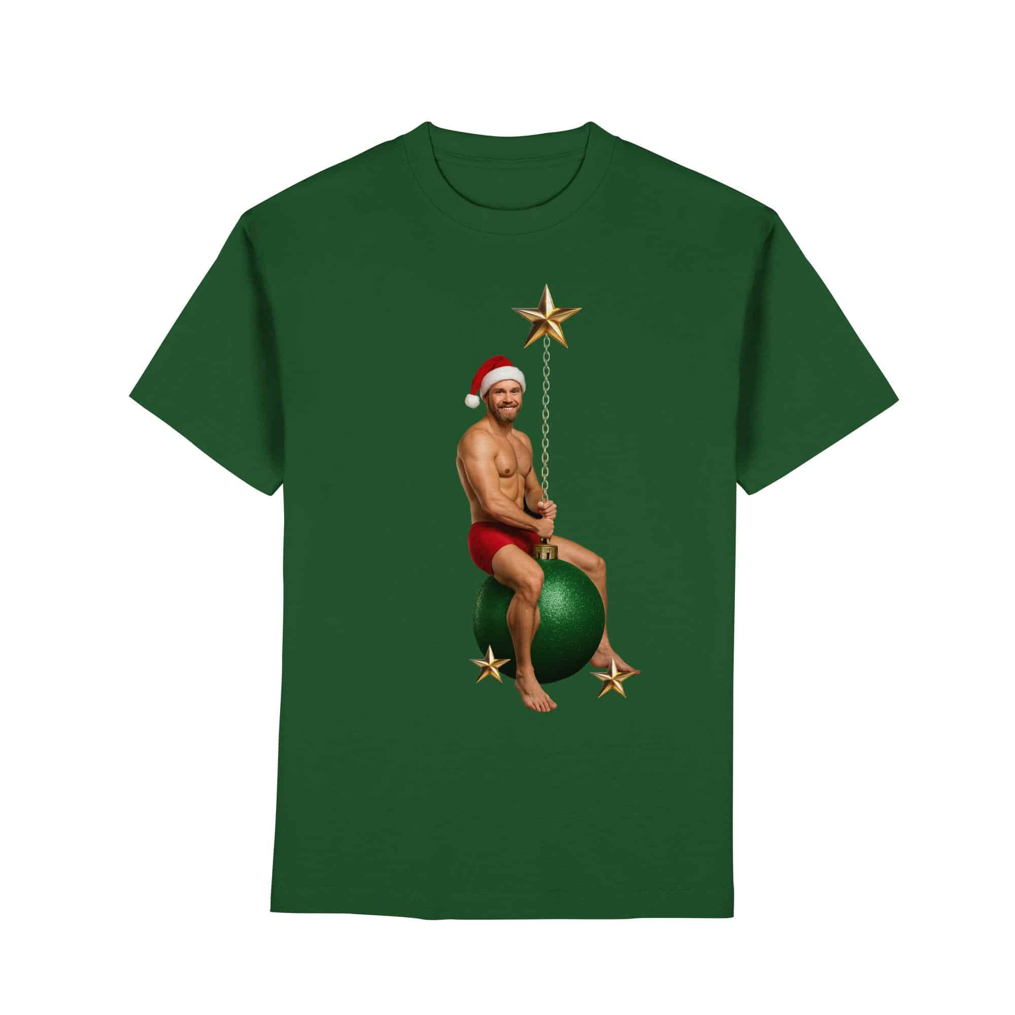 front-premium-classic-t-shirt-dark-green-780-2000x-29.jpg Wrecking Christmas 2 - Premium Classic T-Shirt – Bild 6