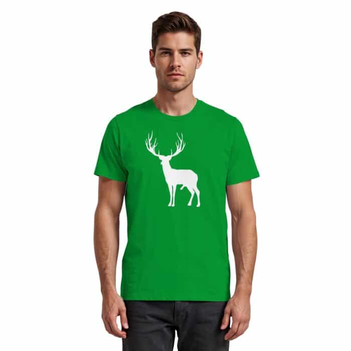 Hirsch Weiß 2 - Premium Classic T-Shirt – Bild 10