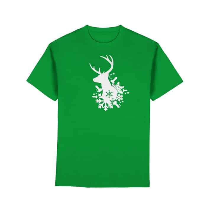 Hirsch Weiß - Premium Classic T-Shirt – Bild 9