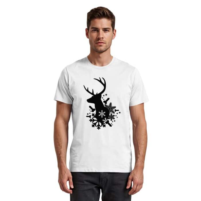 Hirsch Black - Premium Classic T-Shirt – Bild 10