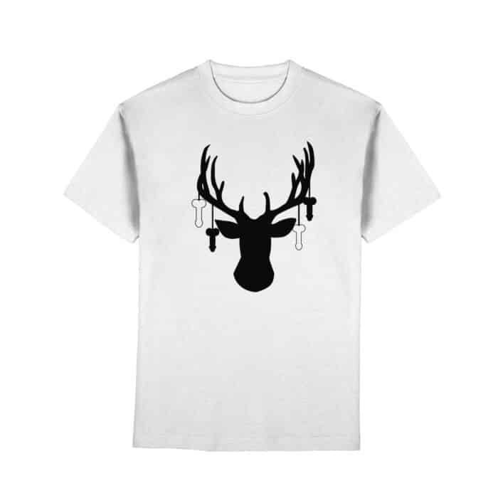Hirsch Black 3 - Premium Classic T-Shirt – Bild 9