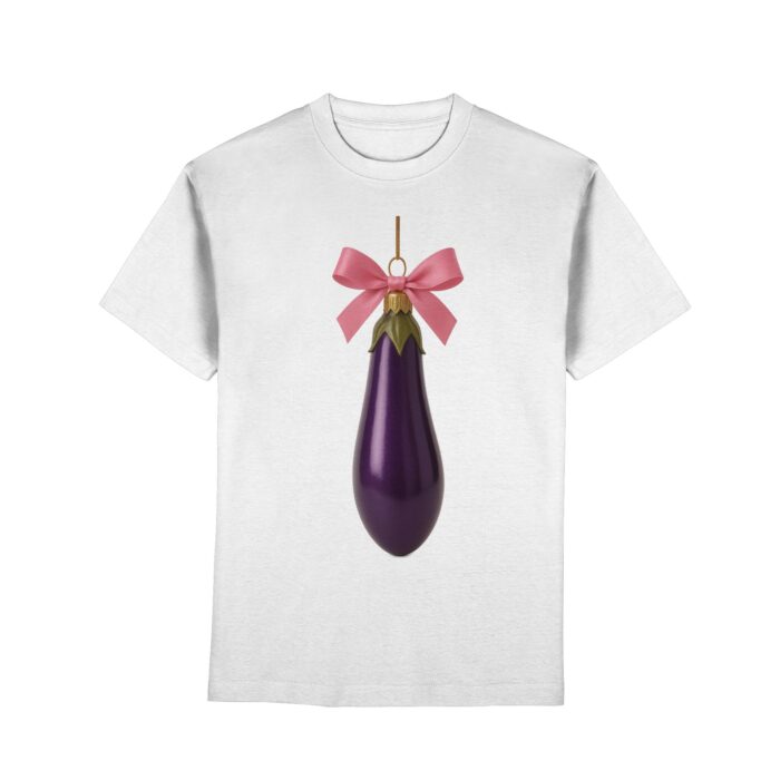 Aubergine X-Mas - Premium Classic T-Shirt – Bild 16