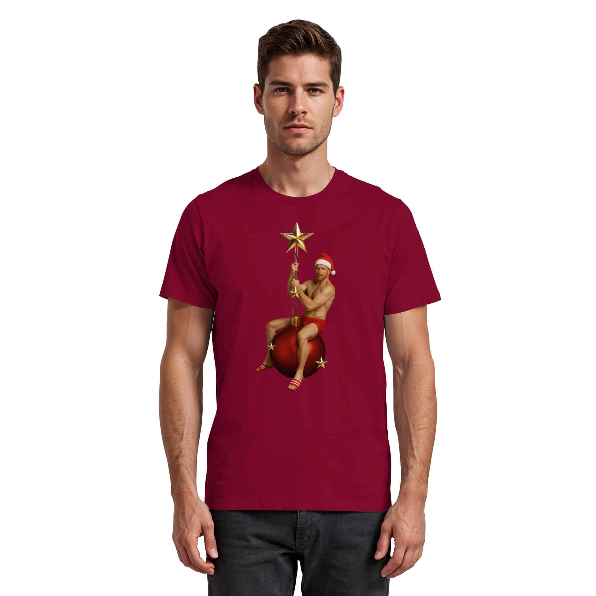 front-premium-classic-t-shirt-wine-455-2000x-29.jpg Wrecking Christmas  - Premium Classic T-Shirt – Bild 18