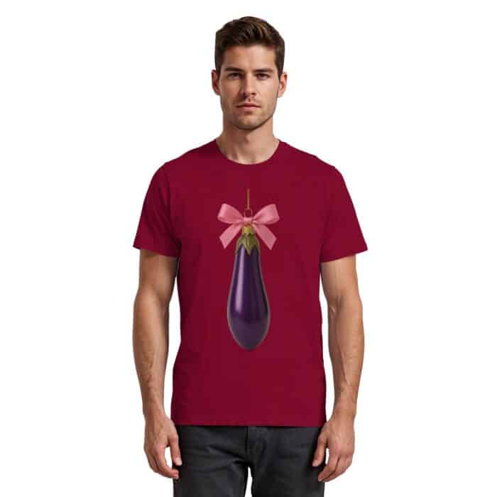 Aubergine X-Mas - Premium Classic T-Shirt – Bild 18