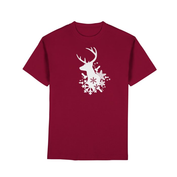 Hirsch Weiß - Premium Classic T-Shirt – Bild 13