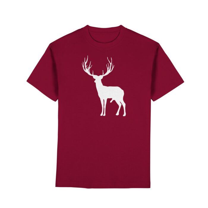 Hirsch Weiß 2 - Premium Classic T-Shirt – Bild 13