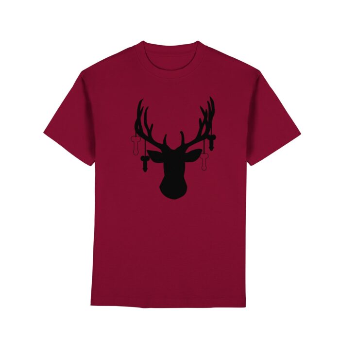 Hirsch Black 3 - Premium Classic T-Shirt – Bild 13