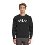 Hirsch Muster 2 - Premium Sweatshirt – Bild 2