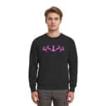 Hirsch Muster 2 Pink - Premium Sweatshirt – Bild 2