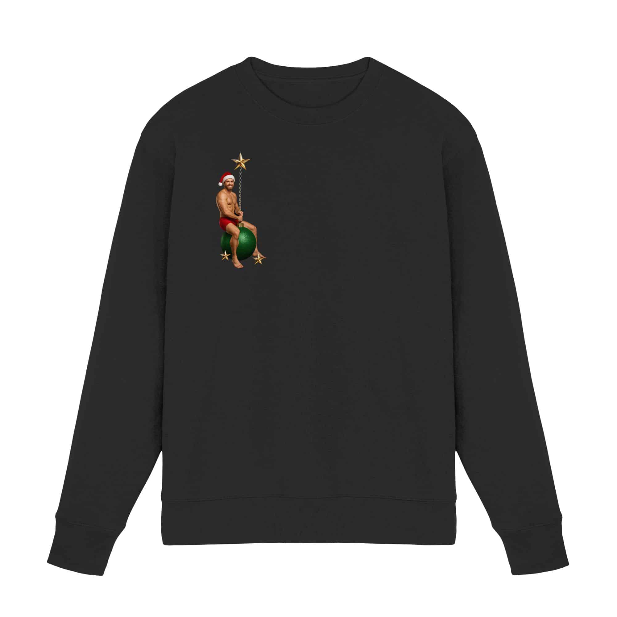 front-premium-sweatshirt-black-760-2000x-15.jpg Wrecking Christmas 2 - Premium Sweatshirt – Bild 1