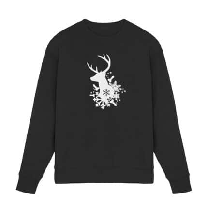 Hirsch Weiß - Premium Sweatshirt