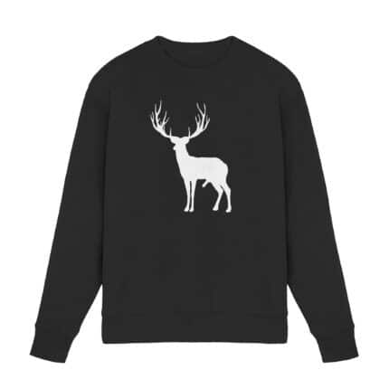 Hirsch Weiß 2 - Premium Sweatshirt