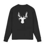 Hirsch Weiß 3 - Premium Sweatshirt