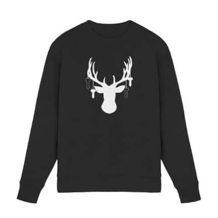 Hirsch Weiß 3 - Premium Sweatshirt