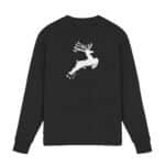Hirsch Weiß 4 - Premium Sweatshirt