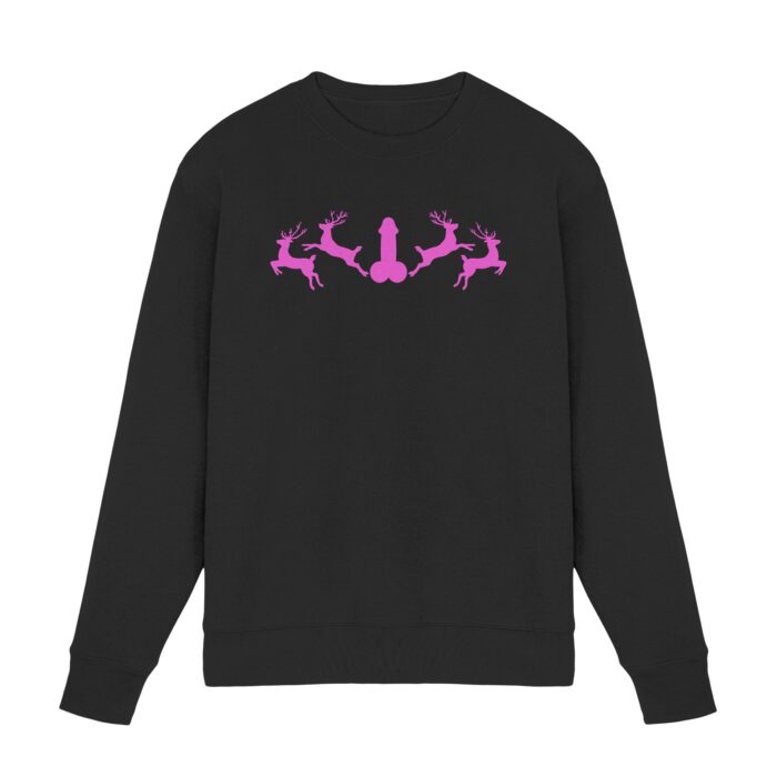 Hirsch Muster 2 Pink - Premium Sweatshirt – Bild 1