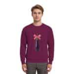 Aubergine X-Mas - Premium Sweatshirt – Bild 6