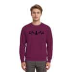 Hirsch Muster  - Premium Sweatshirt – Bild 2