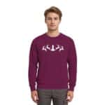 Hirsch Muster 2 - Premium Sweatshirt – Bild 6
