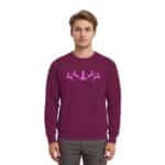 Hirsch Muster 2 Pink - Premium Sweatshirt – Bild 6