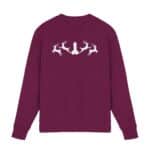 Hirsch Muster 2 - Premium Sweatshirt – Bild 5