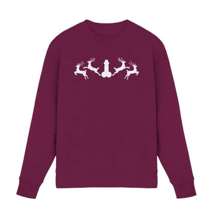 Hirsch Muster 2 - Premium Sweatshirt – Bild 5