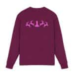 Hirsch Muster 2 Pink - Premium Sweatshirt – Bild 5