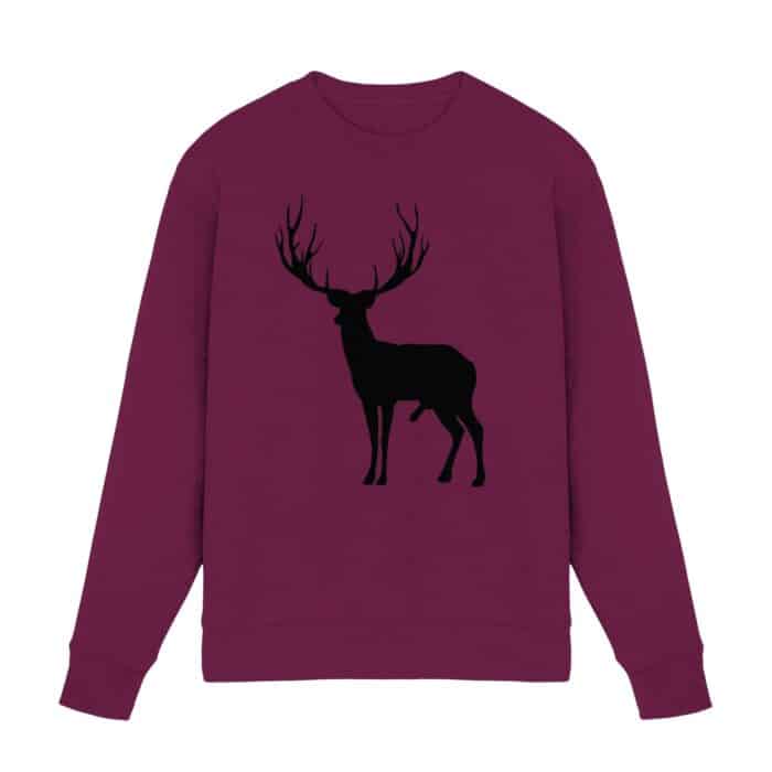 Hirsch Black 2 - Premium Sweatshirt – Bild 1