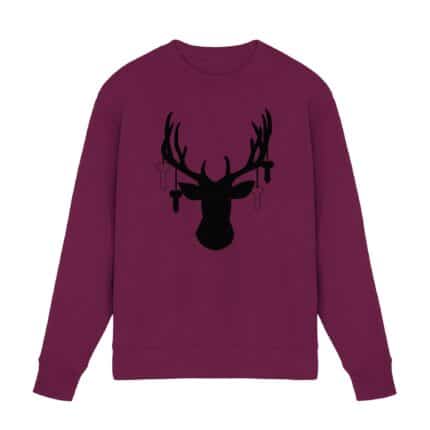 Hirsch Black 3 - Premium Sweatshirt