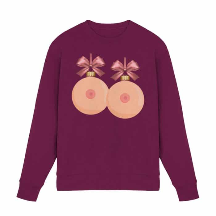 X-Mas Titten - Premium Sweatshirt – Bild 5