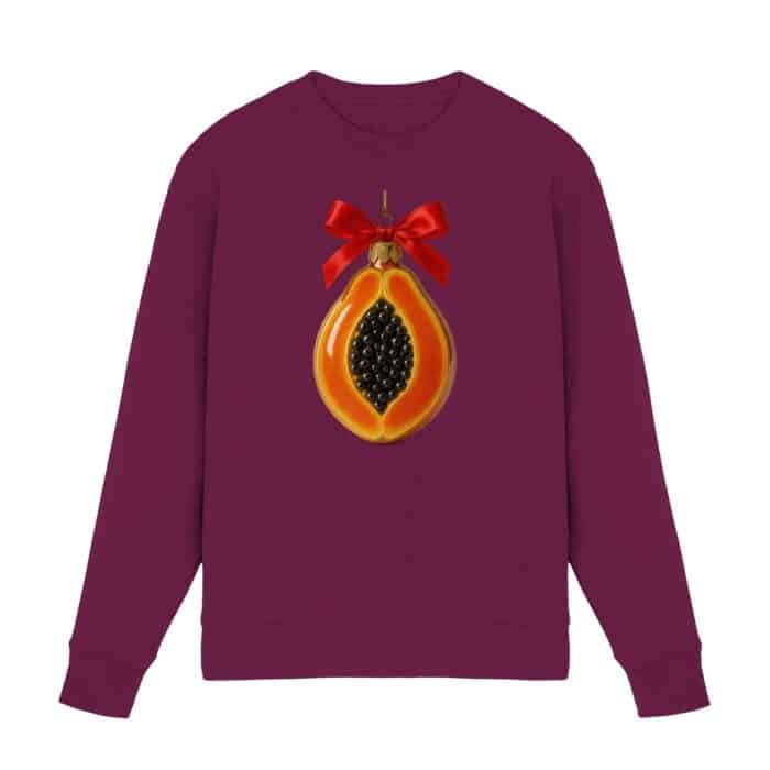 Papaya X-Mas  - Premium Sweatshirt – Bild 5