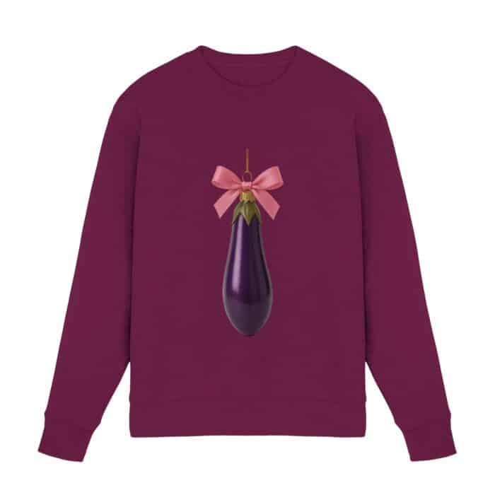 Aubergine X-Mas - Premium Sweatshirt – Bild 5