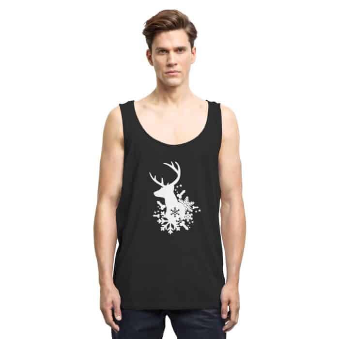 Hirsch Weiß - Relaxed Tank Top – Bild 2