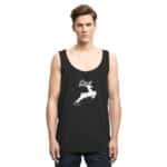 Hirsch Weiß 4 - Relaxed Tank Top – Bild 2