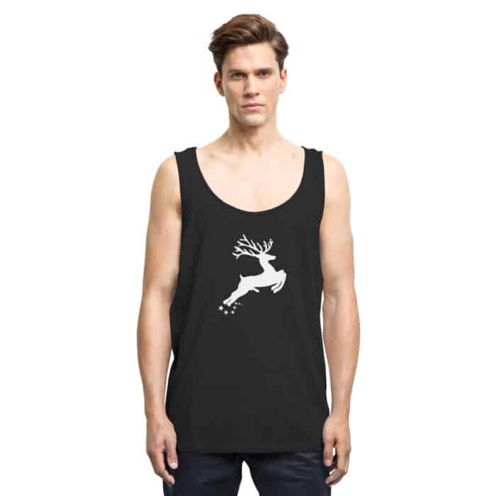 Hirsch Weiß 4 - Relaxed Tank Top – Bild 2