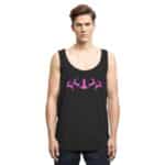 Hirsch Muster 2 Pink - Relaxed Tank Top – Bild 2