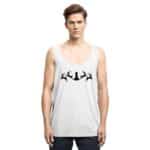 Hirsch Muster  - Relaxed Tank Top – Bild 2