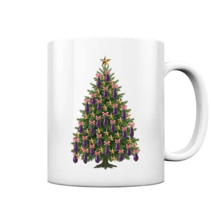 Auberginen Baum - Tasse glossy