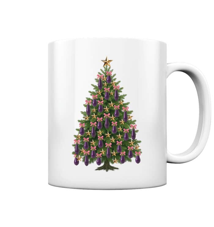 Auberginen Baum - Tasse glossy – Bild 1