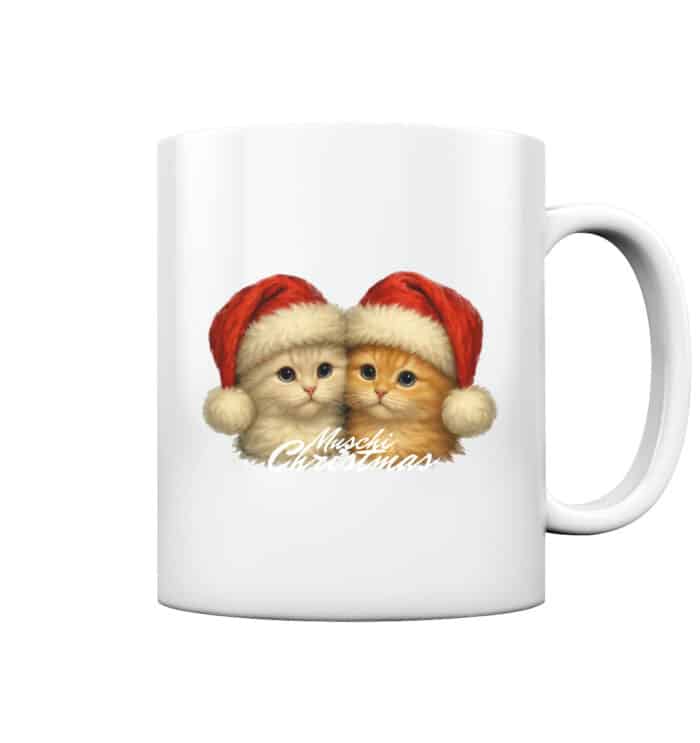 Muschi Christmas - Tasse glossy – Bild 1