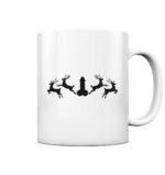 Hirsch Muster  - Tasse glossy