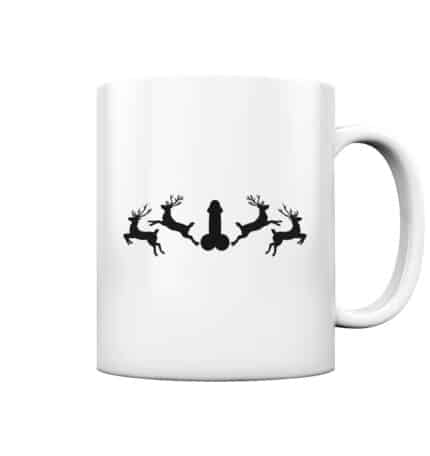 Hirsch Muster  - Tasse glossy